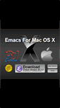 Mobile Screenshot of emacsformacosx.com