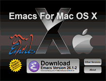 Tablet Screenshot of emacsformacosx.com
